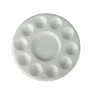 Paleta malarska plastikowa H&B okrągła mała, 17cm